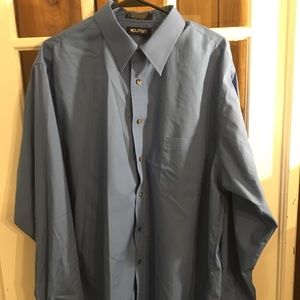 Men’s XLT Blue Button Up Dress Shirt